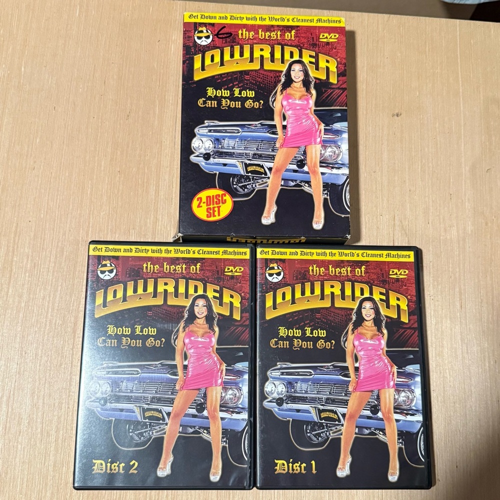 THE BEST OF LOWRIDER How Low Can You Go  2005 2 DVD Set Preowned Great Read Blw